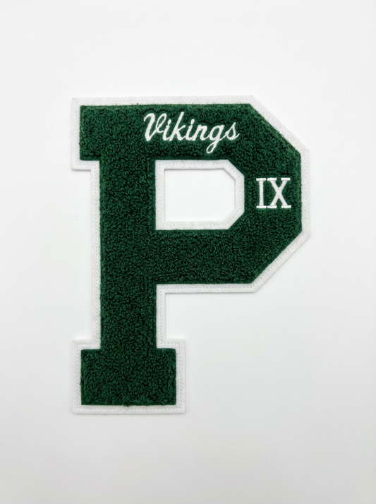 PSU - IX Letter w/ Vikings Embroidery